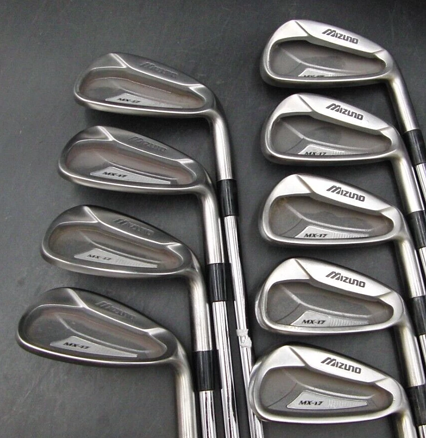 Set Of 9 X Mizuno MX17 Irons 3-SW Regular Steel Shafts Golf Pride Grips - Image 3