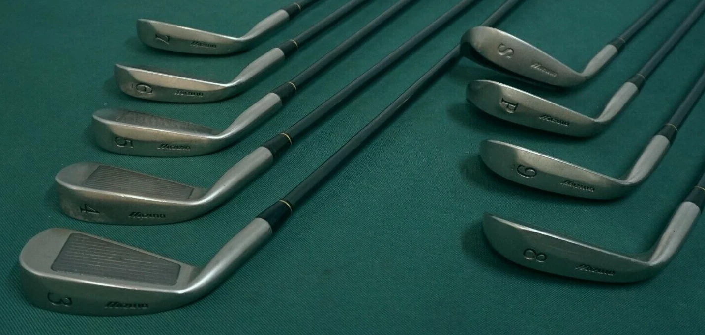 Collectors Set Of 9 X Mizuno Grand Monarch Royal Model Irons 3-SW Seniors Shafts - Image 4