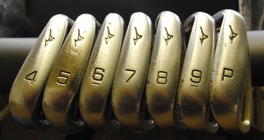 Set Of 7 X Mizuno MX-300 Forged Irons 4-PW Regular Steel Shafts Golf Pride Grips - Image 4