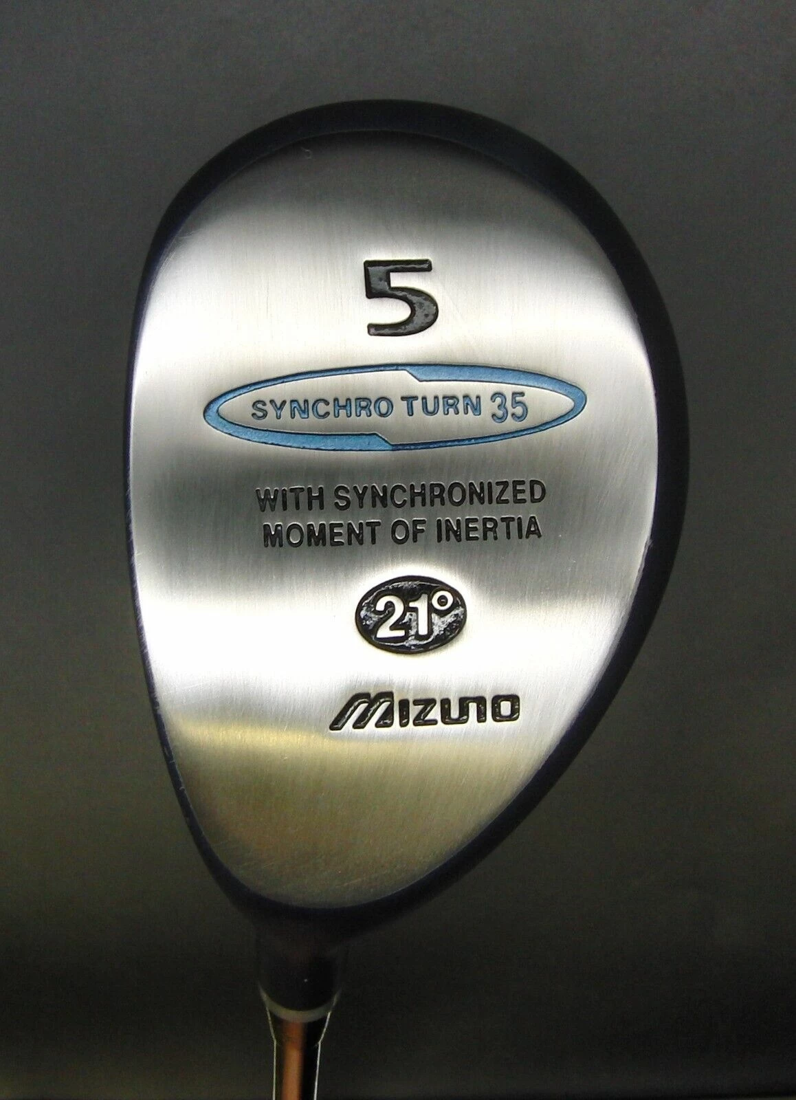 Left-Handed Mizuno Notus Synchro Turn 35 21 Degree 5 Hybrid Stiff Steel Shaft