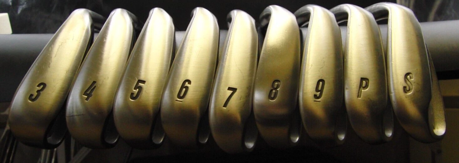 Set Of 9 X Mizuno MX-17 Irons 3-SW Regular Steel Shafts Mixed Grips - Image 4