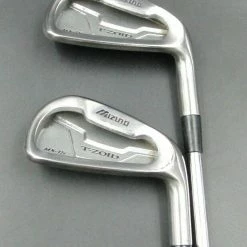Set Of 2 X Mizuno MX15 T Zoid 6 & 7 Irons Regular Steel Shafts Mizuno Grips