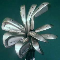 Set Of 10 X Mizuno Notus Synchro Turn Irons 3-SW + F Wedge Regular Steel Shafts