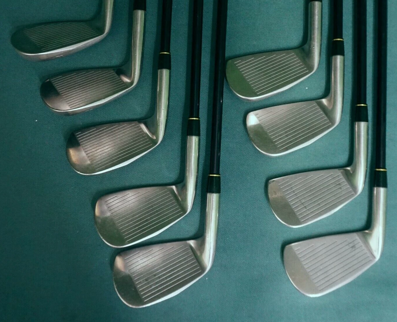 Set 9 X Mizuno Pro Tour Styling RV-005 Irons 3-PW + Gap X Stiff Graphite Shafts - Image 3