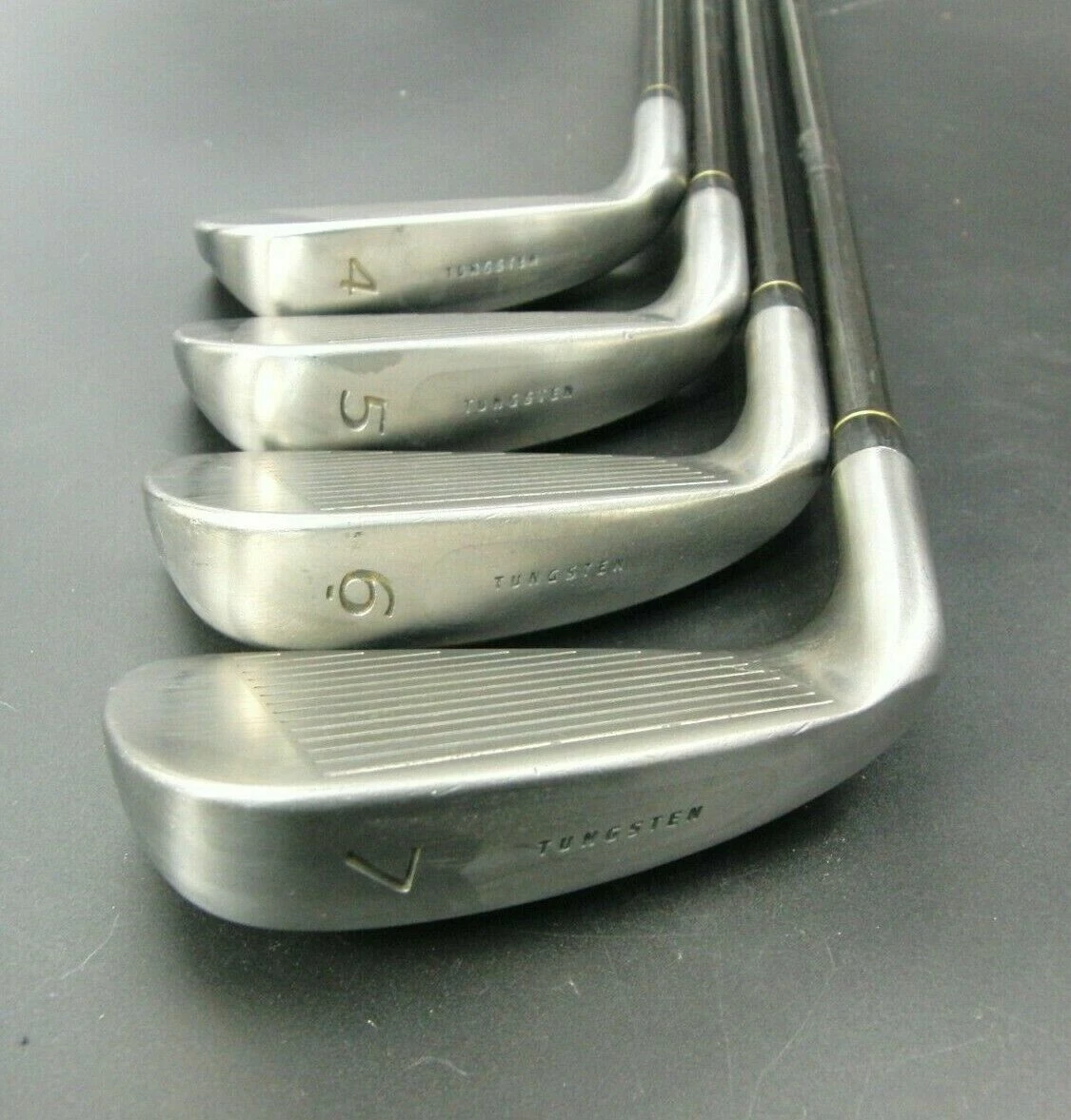 Set Of 4 Mizuno PRESAGE Irons 4-7 Stiff Graphite Shafts Golf Pride Grips - Image 4