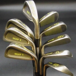 Set Of 9 X Mizuno Trump II Irons 3-SW Regular Steel Shafts Unbranded Grips