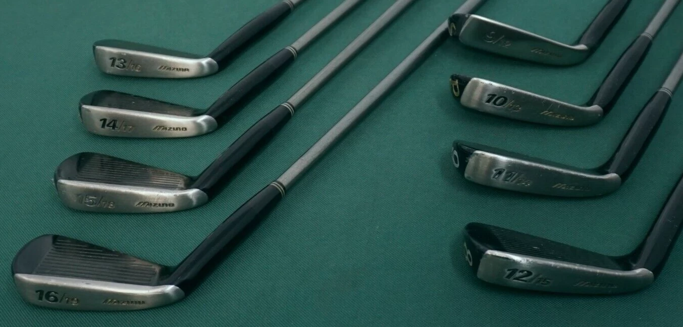 Collectors Set Of 7 X Mizuno Vanguard Hybrid Irons 4-SW Seniors Graphite Shafts - Image 4