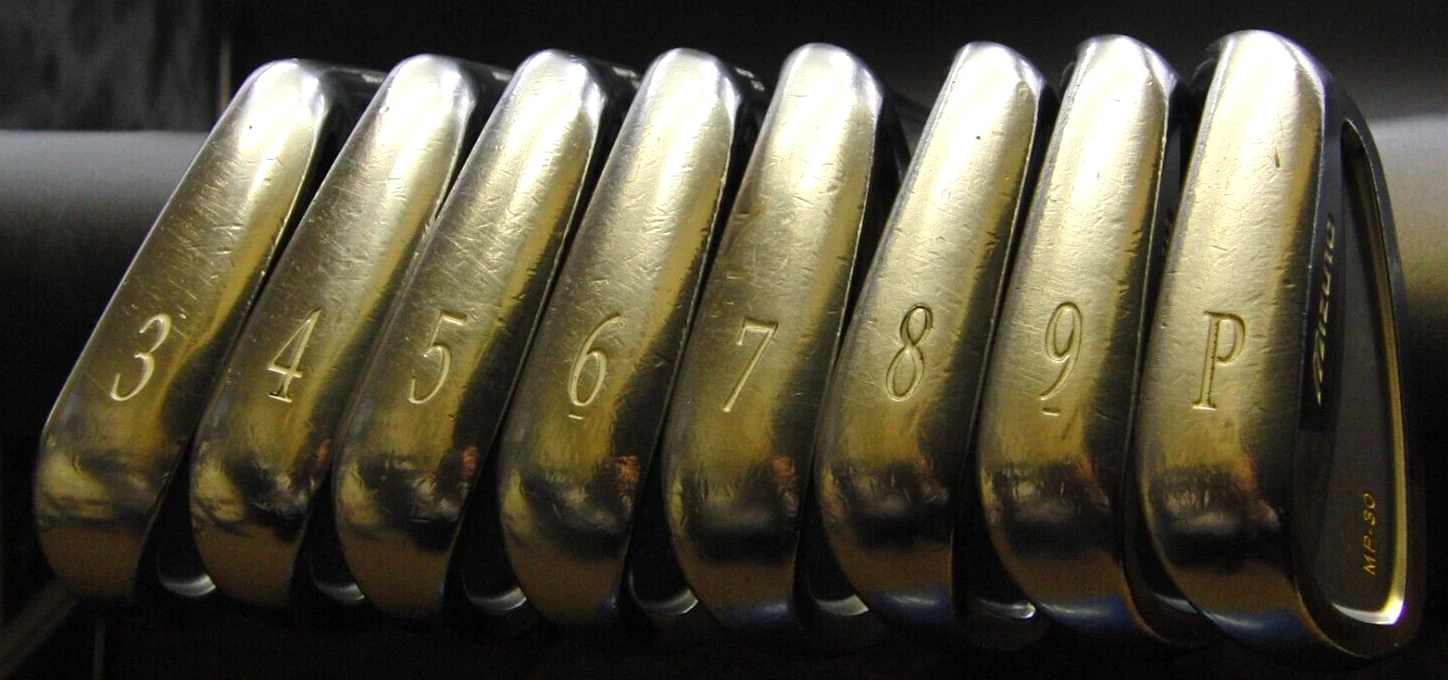 Set Of 8 X Mizuno Combo MP-27/ MP-30 Forged Irons 3-PW Regular Steel Shafts - Image 4