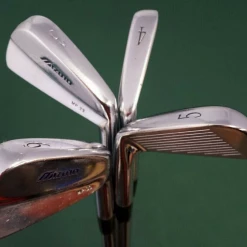 Set Of 4 X Mizuno MP33 Grain Flow Forged Irons 3-6 Stiff Steel Shafts