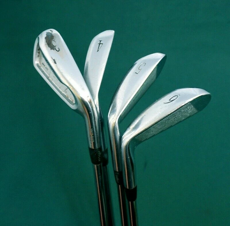 Set 4 X Mizuno MX20 GF Forged Irons 3-6 Regular Steel Shafts Lamkin Grips - Image 2