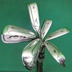 Set Of 6 X Mizuno EURUS RX Irons 5-PW Stiff Steel Shafts MIZUNO Grips