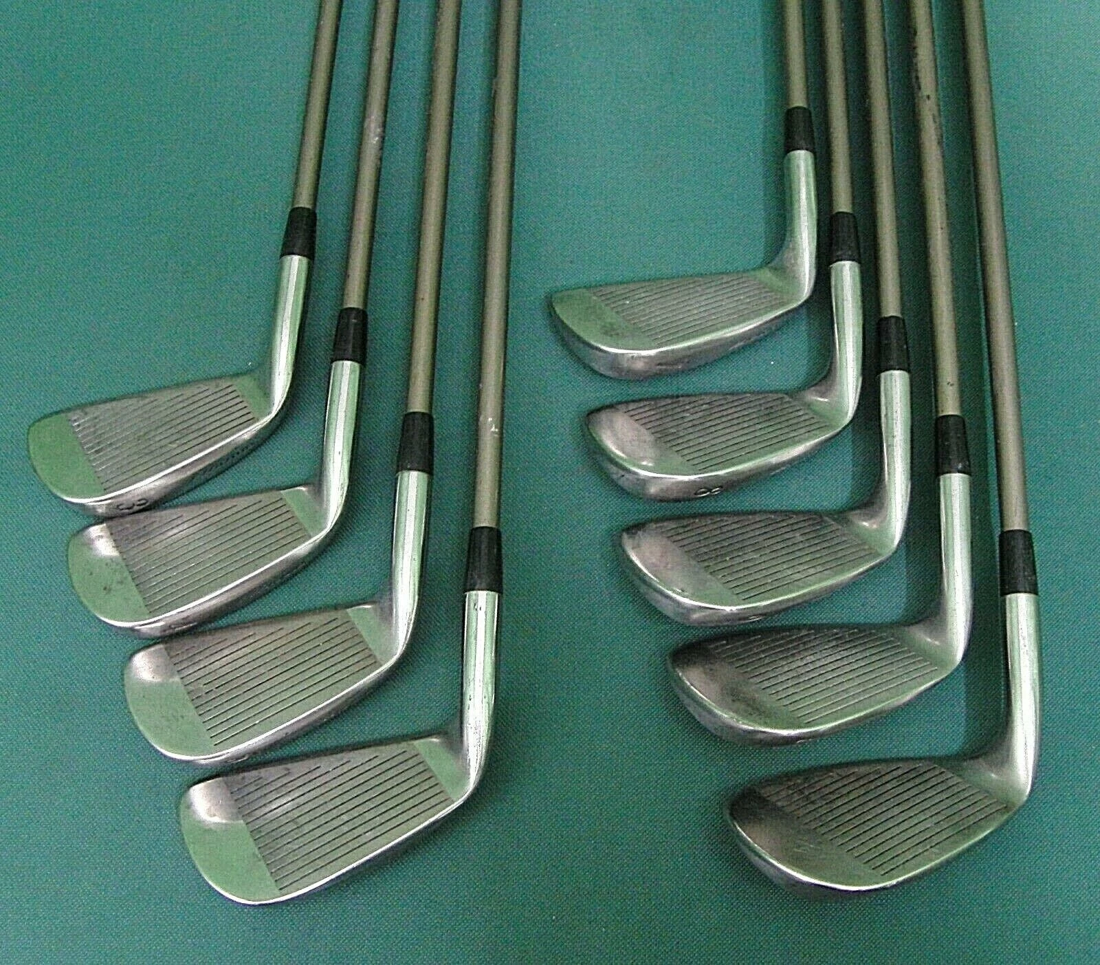 Set Of 9 X Mizuno Polaris F2 Irons 3-SW Extra Stiff Graphite Shafts - Image 3