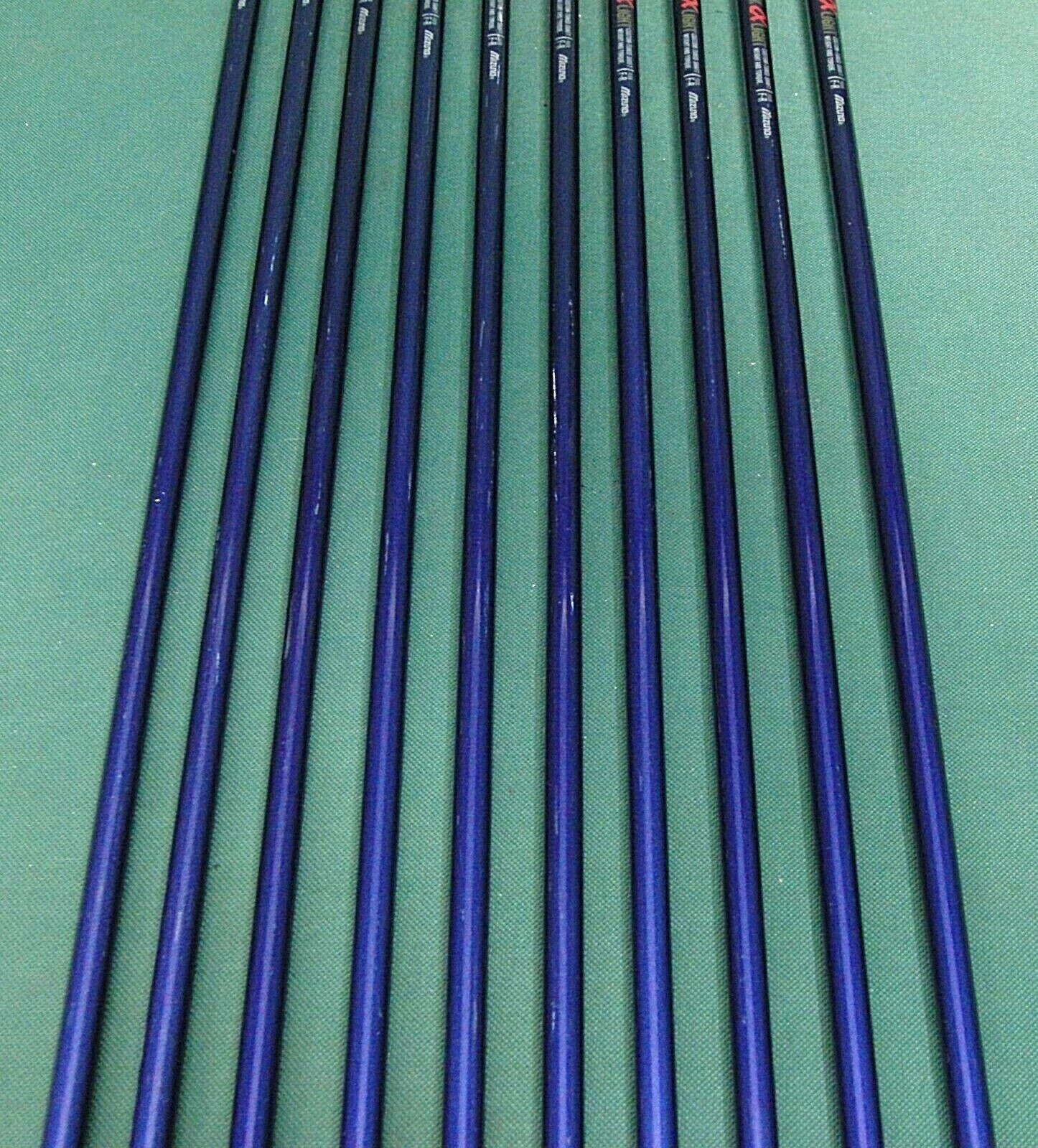 Set Of 10 X Mizuno Notus Super Irons 3-SW + F Wedge Regular Graphite Shafts - Image 5