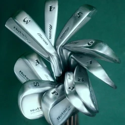 Set Of 10 X Mizuno Notus Synchro Turn Irons 3-SW + F Wedge Stiff Steel Shafts