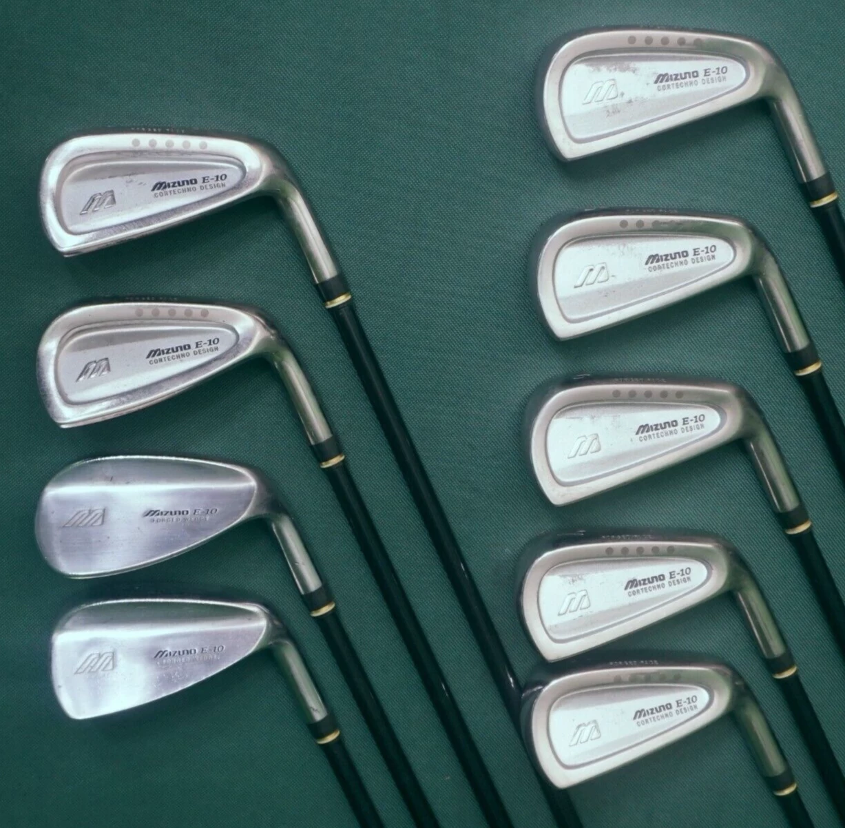 Set Of 9 X Mizuno E-10 CorTechno Design Forged Irons 4-SW + A Wedge - Image 2