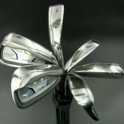 Set Of 6 X Mizuno EURUS 4 AD Irons 5-PW Uniflex Steel Shafts MIZUNO Grips