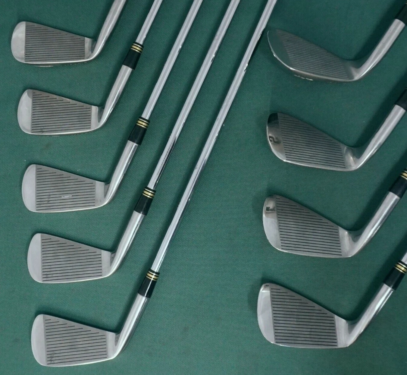 Collectors Set Of 9 X Mizuno Grand Monarch Irons 3-SW Regular Steel Shafts - Image 3