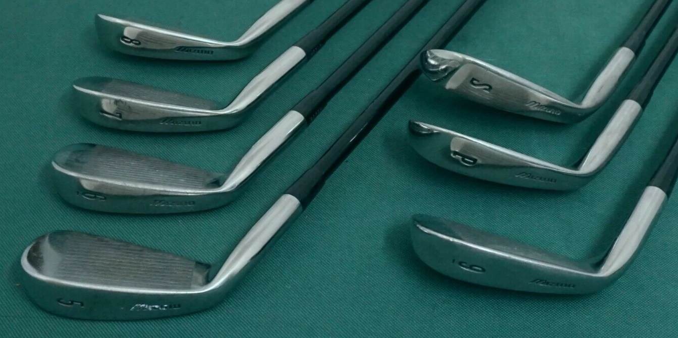 Set 7x Mizuno Finalist LE MidSize Irons 5-SW Regular Graphite Shaft Mizuno Grips - Image 4