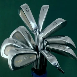 Collectors Set Of 9 X Mizuno MS-205 Power Blade Irons 3-SW Regular Graphite