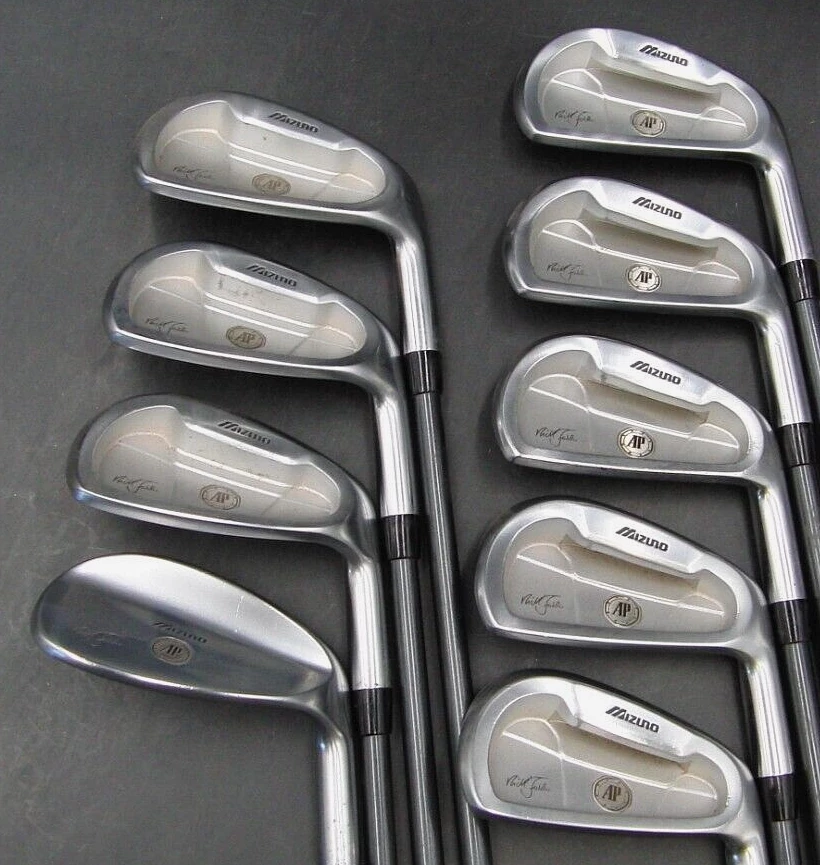 Set Of 9 X Mizuno Nick Faldo Audemars Piguet Irons 3-SW Regular Graphite Shafts - Image 2