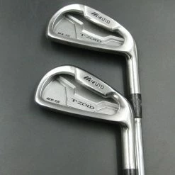 Set Of 2 X Mizuno MX15 T Zoid 3 & 4 Irons Regular Steel Shafts Mizuno Grips