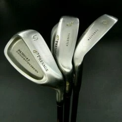 Set Of 3 X Mizuno PRESAGE Irons 9-SW Mixed Stiff Graphite Shafts