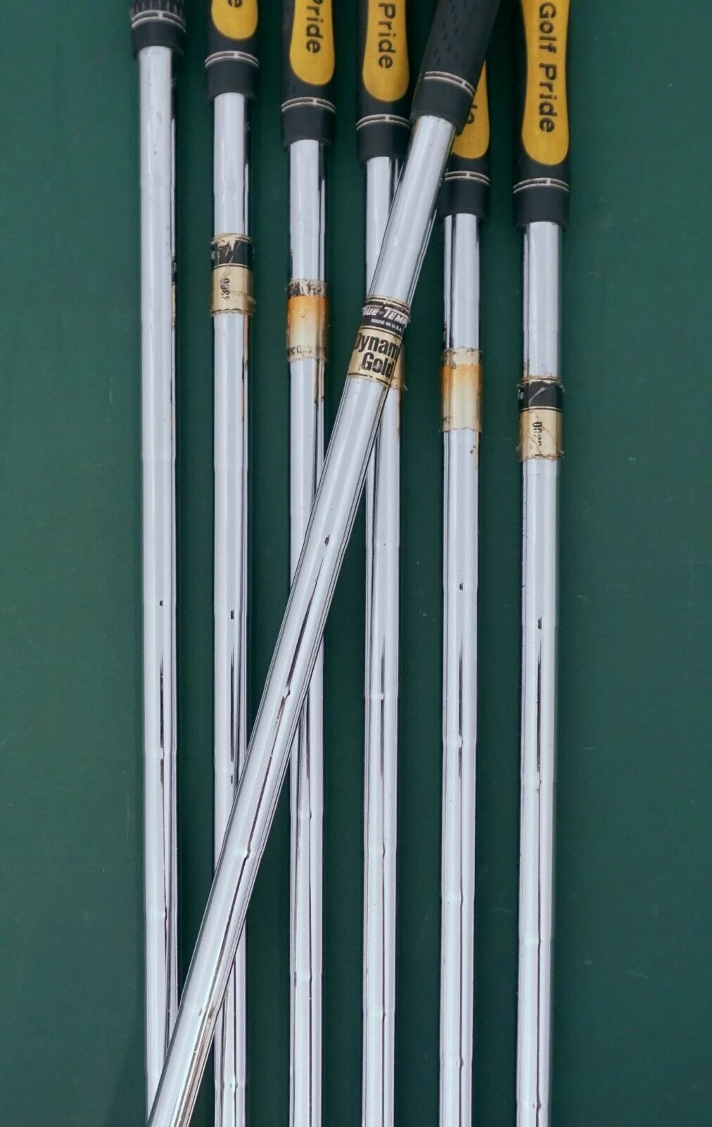 Set Of 7 X Mizuno MP29 Irons 4-PW Stiff Steel Shafts Golf Pride Grips - Image 5