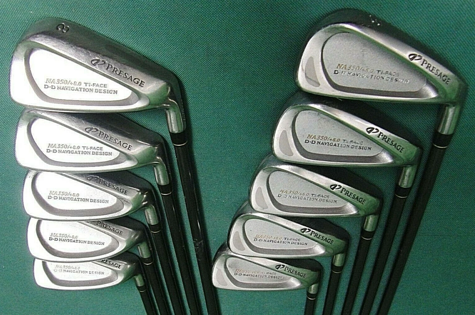 Set Of 10 X Mizuno PRESAGE Irons 3-SW+FW Regular Graphite Shafts MIZUNO Grips - Image 2