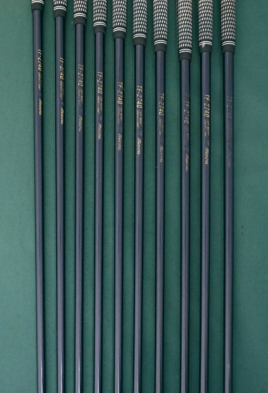 Set 10 X Mizuno Zephyr Irons 3-SW + F Wedge Extra Stiff Graphite Shafts - Image 4
