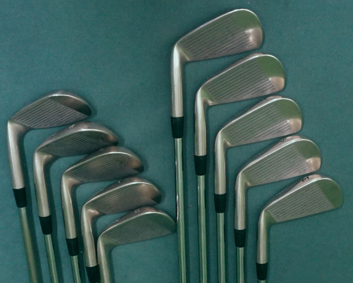 Set Of 10 X Mizuno Notus Synchro Turn Irons 3-SW + F Wedge Regular Steel Shafts - Image 3