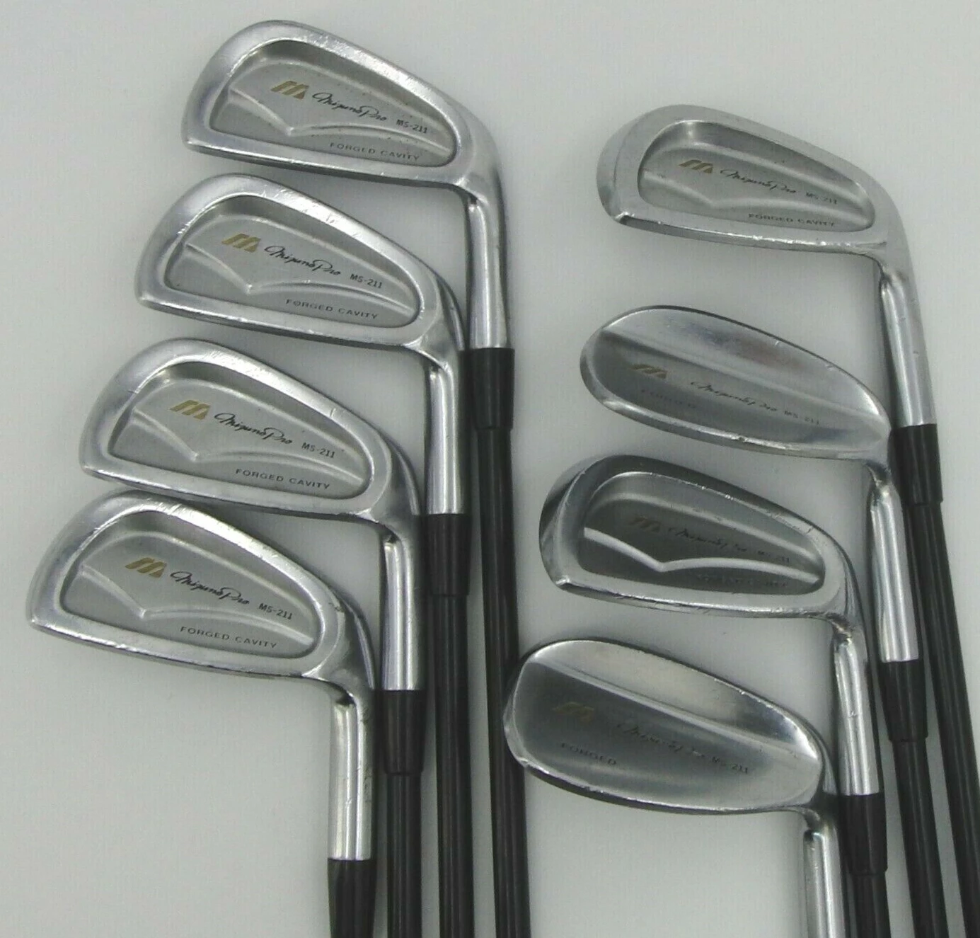 Set Of 8 X Mizuno MS-211 Forged Cavity Irons 5-SW+FW Regular Graphite Shafts - Image 2