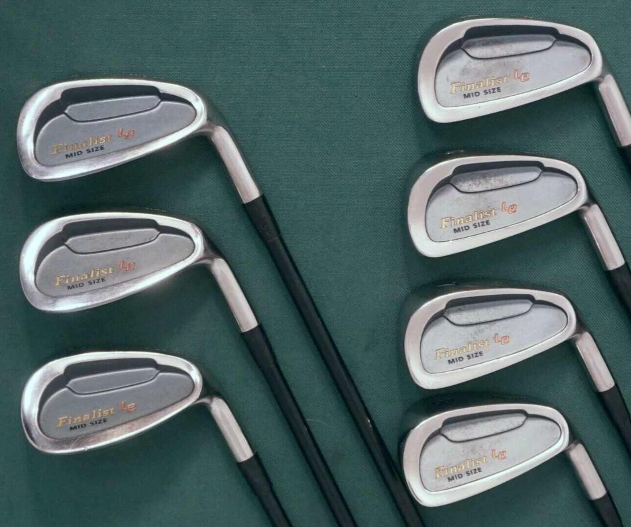 Set 7x Mizuno Finalist LE MidSize Irons 5-SW Regular Graphite Shaft Mizuno Grips - Image 2