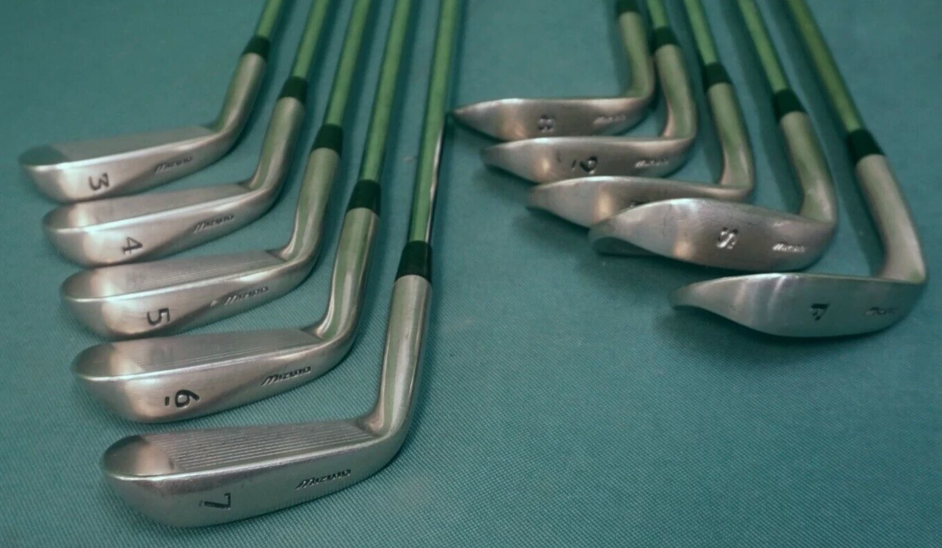 Set Of 10 X Mizuno Notus Synchro Turn Irons 3-SW + F Wedge Regular Steel Shafts - Image 4