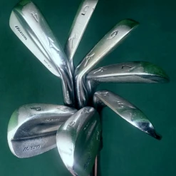 Set Of 7 X Mizuno MP67 GF Forged Irons 4-PW Stiff Steel Shafts Golf Pride Grips