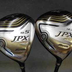 Set Of 2 Mizuno JPX AD 19° 5 & 16° 3 Wood Regular Graphite Shafts G/Pride Grips