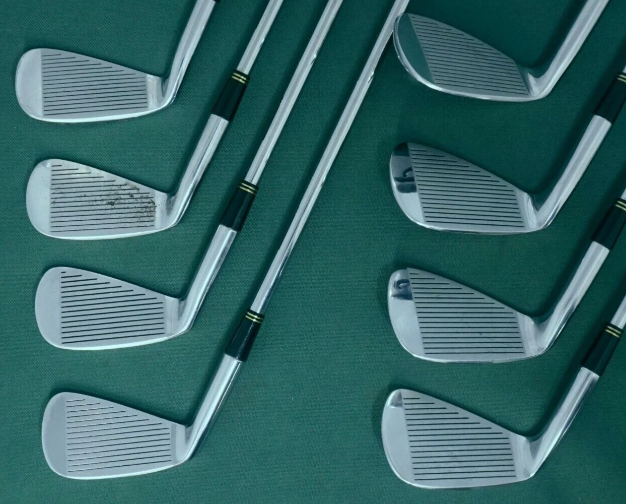 Vintage Collectors Set Of 8 X Mizuno Brut 1500 Irons 3-PW Regular Steel Shafts - Image 3