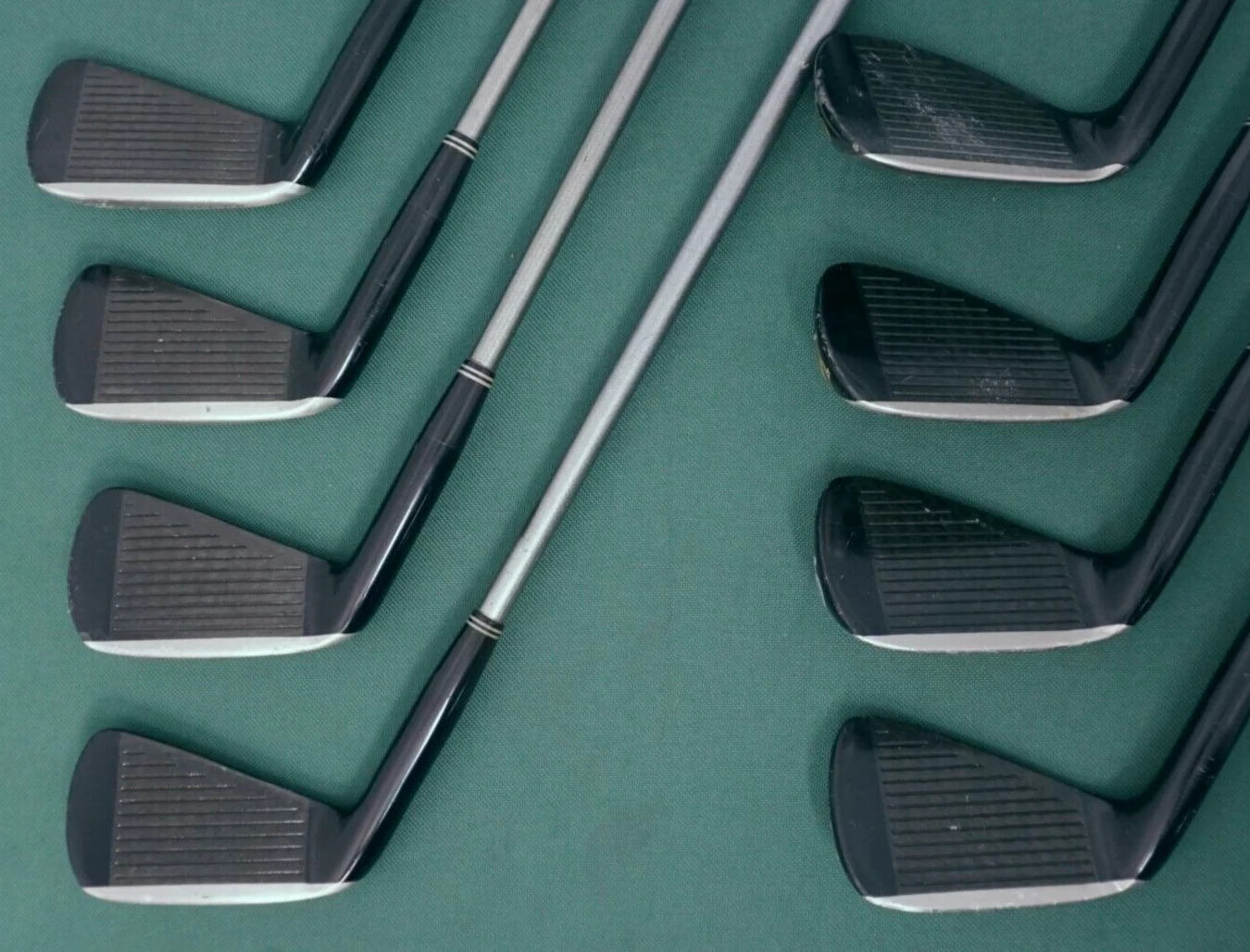 Collectors Set Of 7 X Mizuno Vanguard Hybrid Irons 4-SW Seniors Graphite Shafts - Image 3