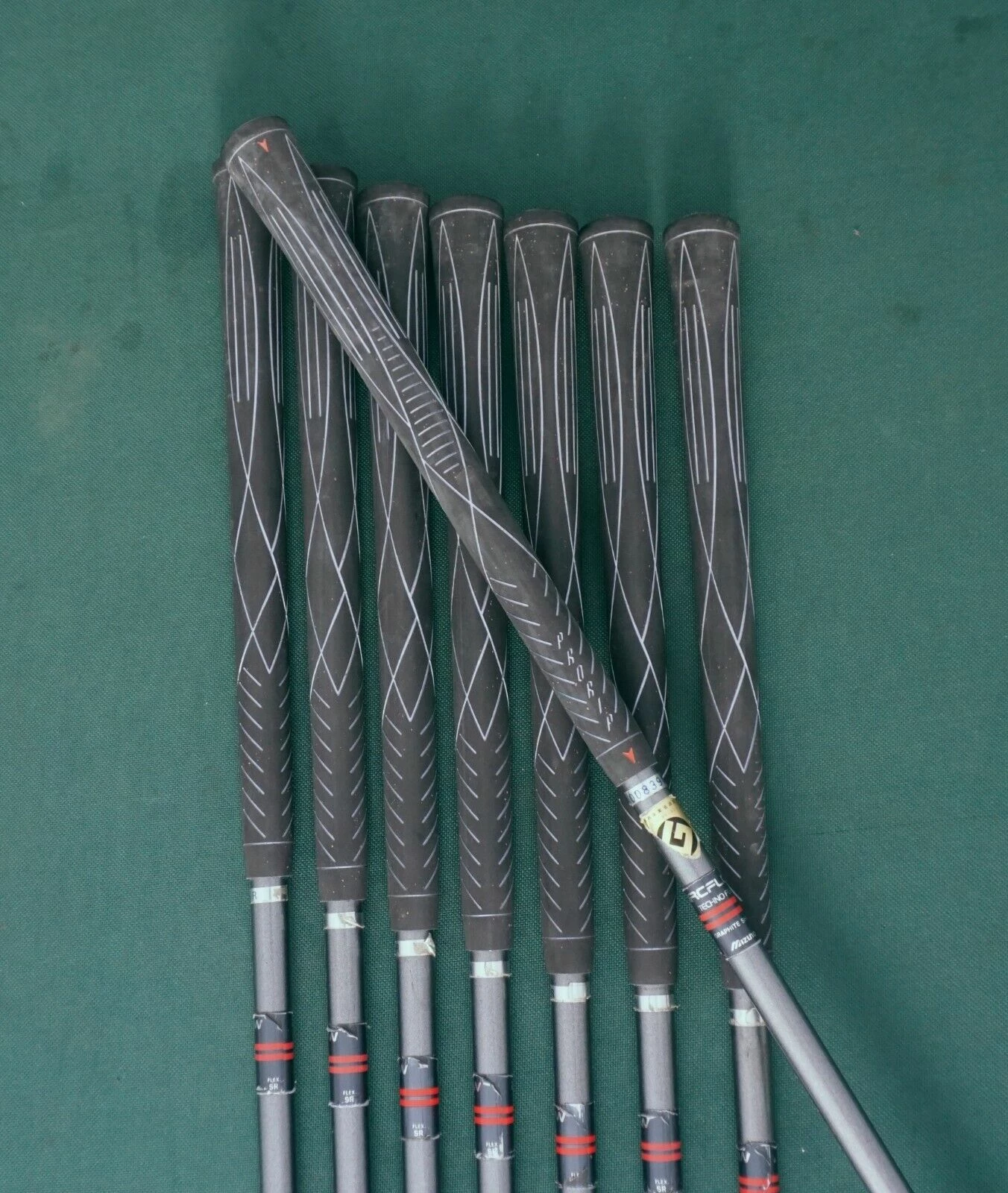 Collectors Set Of 7 X Mizuno Vanguard Hybrid Irons 4-SW Seniors Graphite Shafts - Image 6