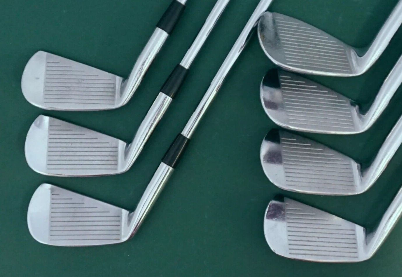 Set Of 7 X Mizuno MP29 Irons 4-PW Stiff Steel Shafts Golf Pride Grips - Image 3