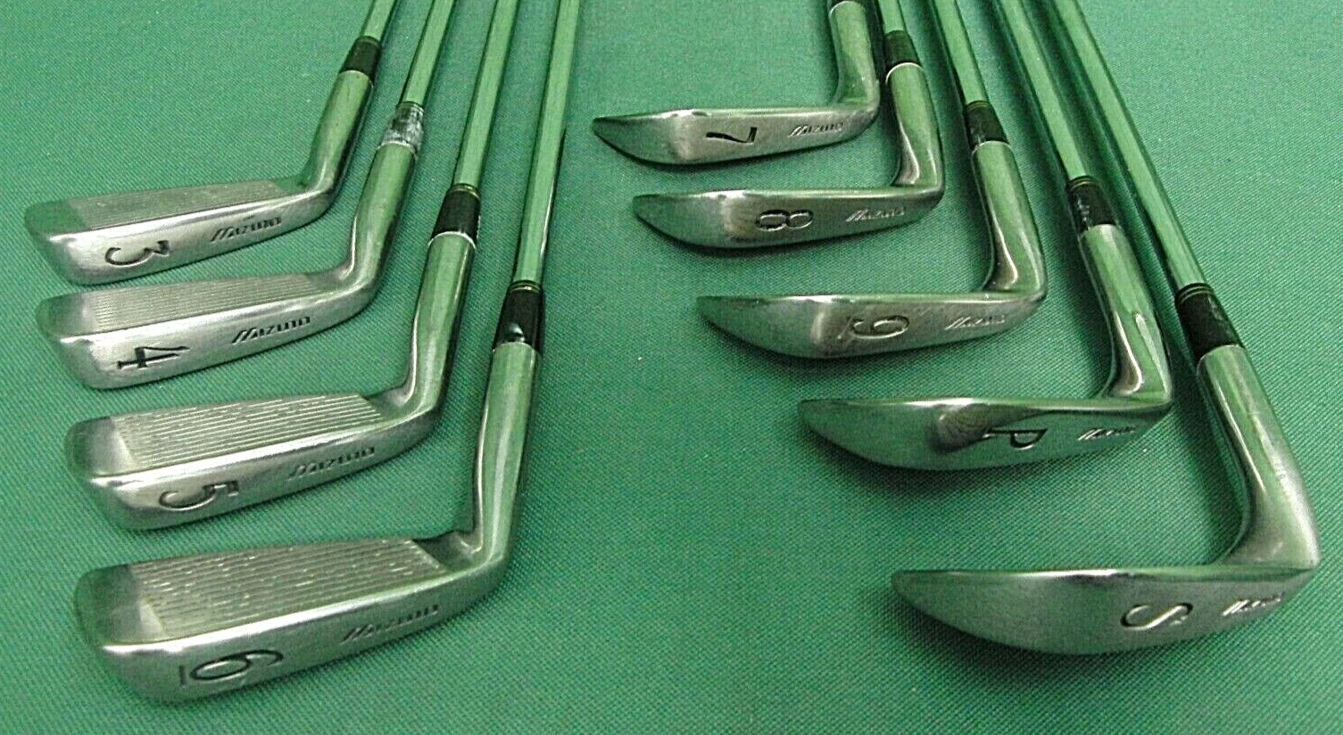 Set Of 9 X Mizuno Gold Medal Irons 3-SW Regular Steel Shafts Mizuno Grips - Image 4