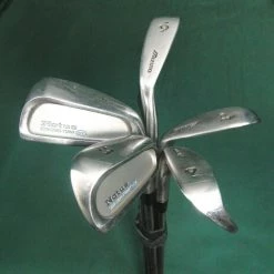 Set Of 5 X Mizuno Notus Turn 57 Irons 6-PW Regular Steel Shafts Mizuno Grips