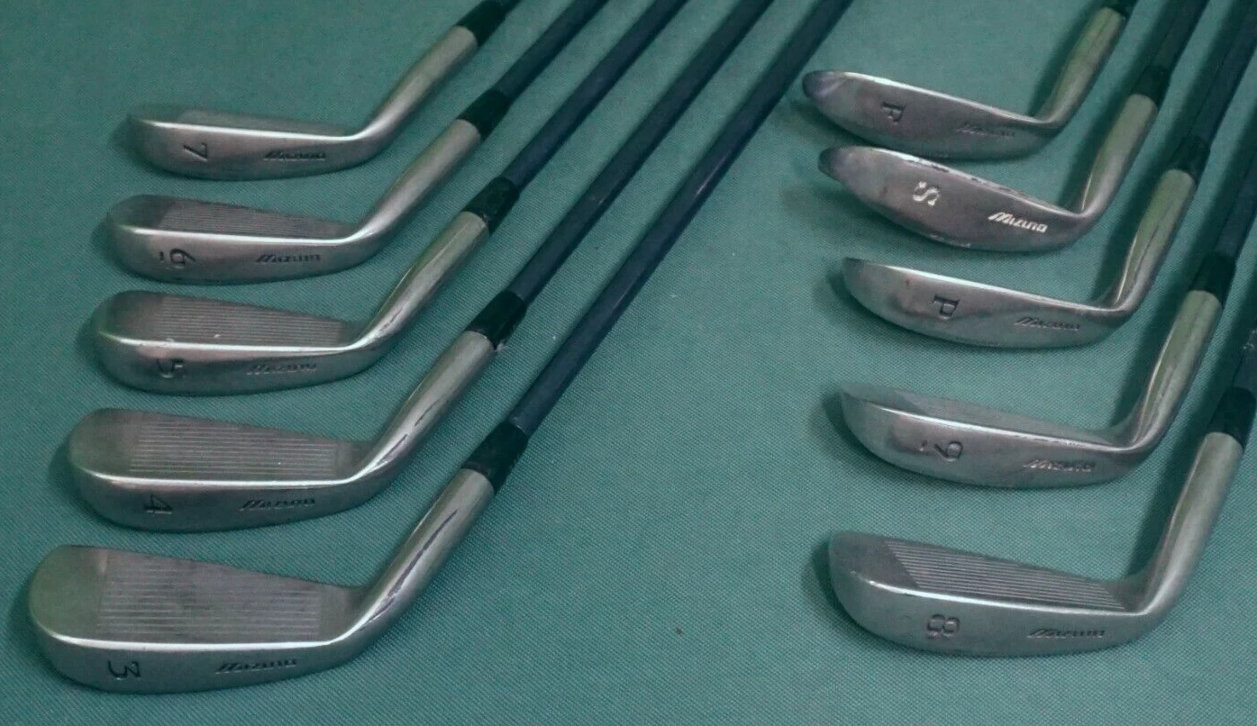Set Of 10 X Mizuno Notus Super Synchro Turn Irons 3-SW + F Wedge - Image 4