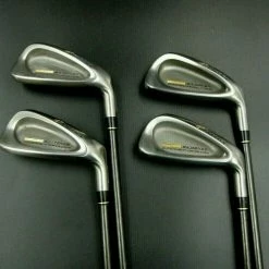 Set Of 4 Mizuno PRESAGE Irons 4-7 Stiff Graphite Shafts Golf Pride Grips