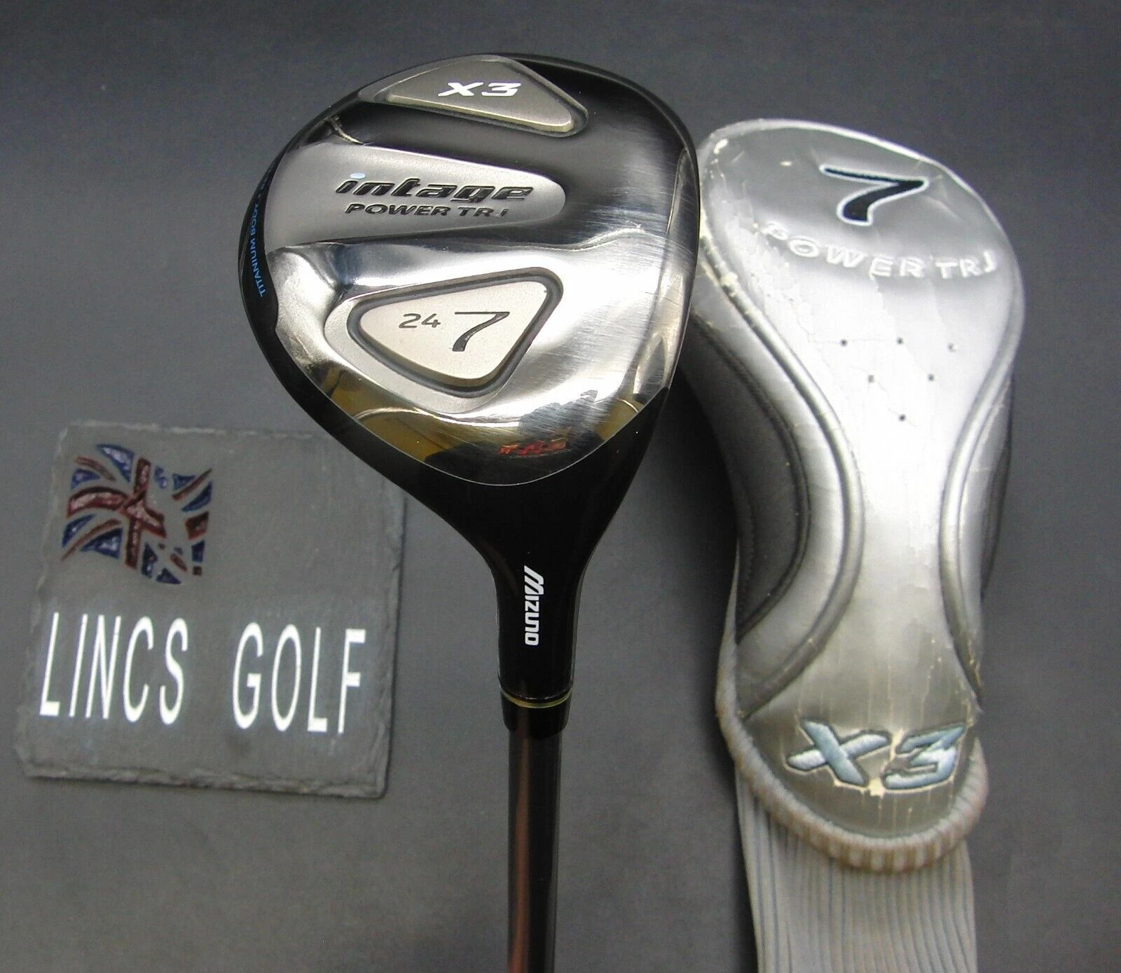 Ladies Mizuno Intage Power TRJ X3 24° 7 Hybrid Ladies Graphite Shaft & X3 H/C