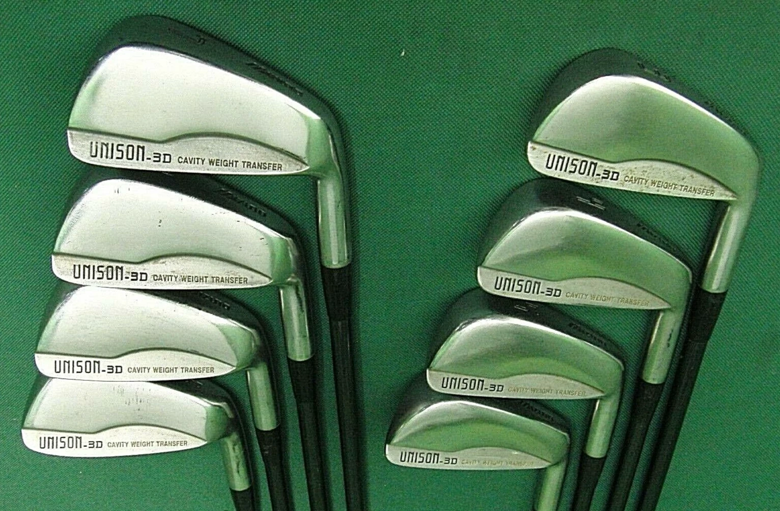 Set Of 8 X Mizuno Unison-3D Irons 3-PW Extra Stiff Graphite Shafts - Image 2