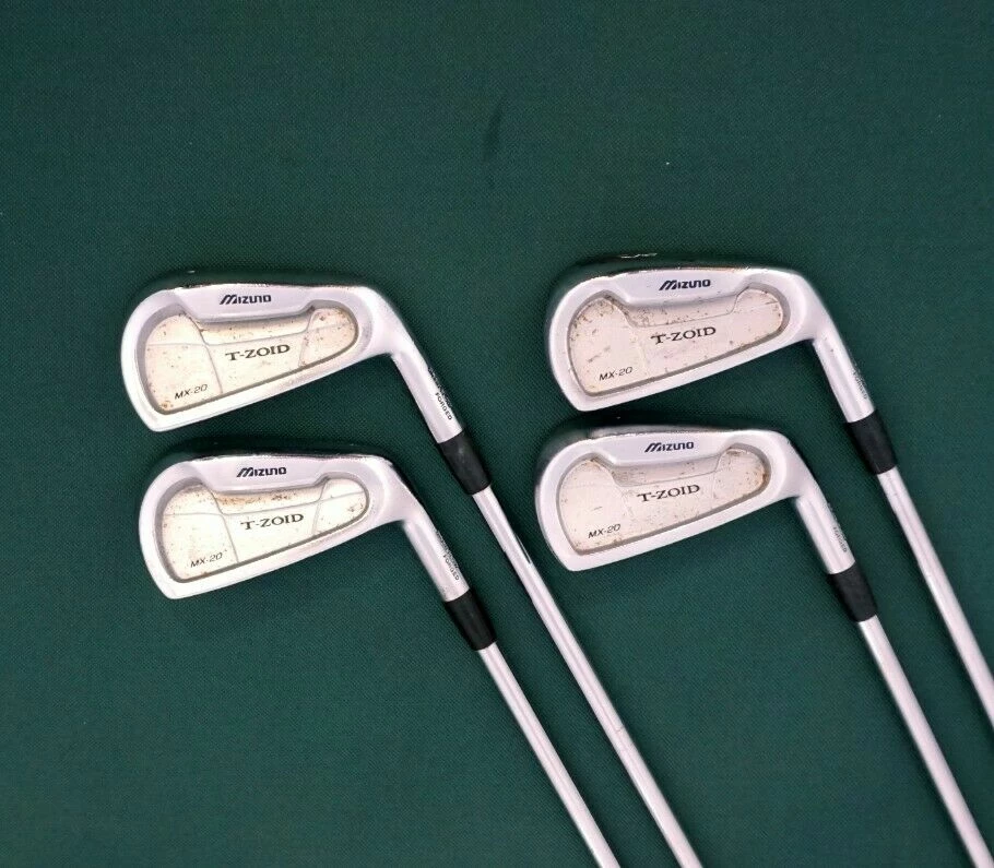 Set 4 X Mizuno MX20 GF Forged Irons 3-6 Regular Steel Shafts Lamkin Grips - Image 8