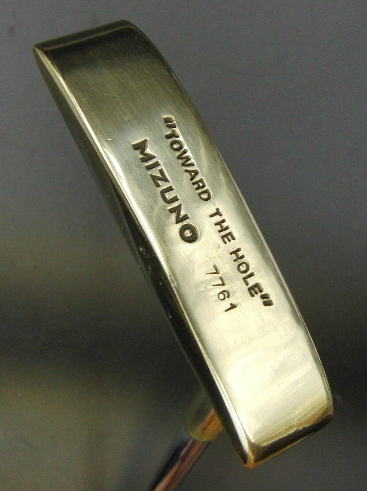 Vintage Mizuno 7761 Toward The Hole 87cm Length Putter Steel Shaft - Image 7