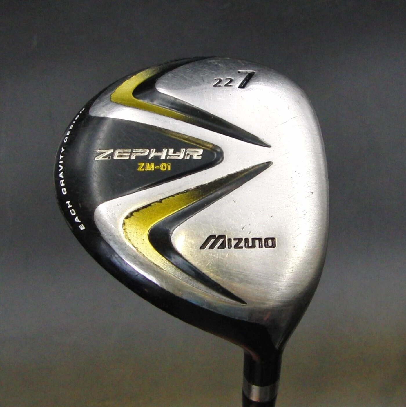 Mizuno Zephyr ZM-01 22° 7 Wood Stiff Graphite Shaft Mizuno Grip - Image 6